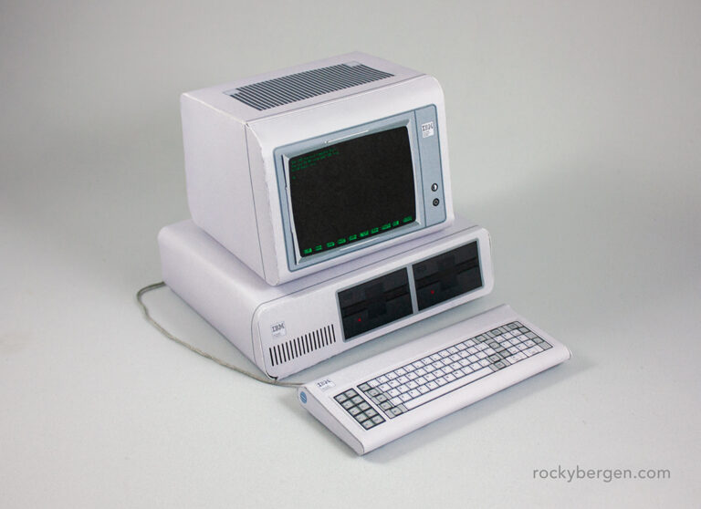 Vintage Computers Papercraft Models By Rocky Bergen – THEINSPIRATION.COM